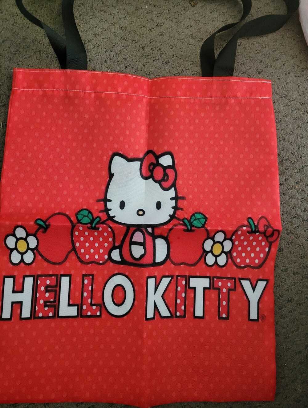 Adorable Sanrio Hello Kitty Red Tote Bag- NEW!